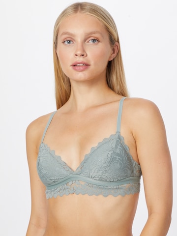 ABOUT YOU Triangle Bra 'Tessa' in Green: front