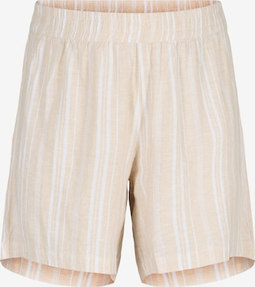 Zizzi Loose fit Pants 'VBITTEN' in Beige: front