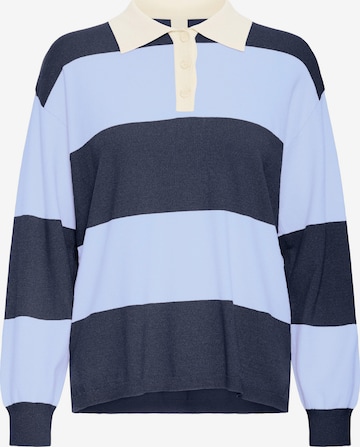 Pull-over 'IHBOSTON' ICHI en bleu : devant