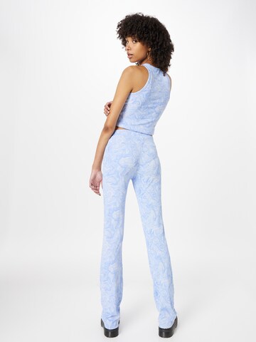 Flared Pantaloni 'MARGAUX' di Envii in blu