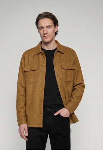 INDICODE JEANS - Regular Fit Camisa em bege: frente