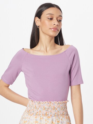 T-shirt 'TANSY' modström en violet : devant