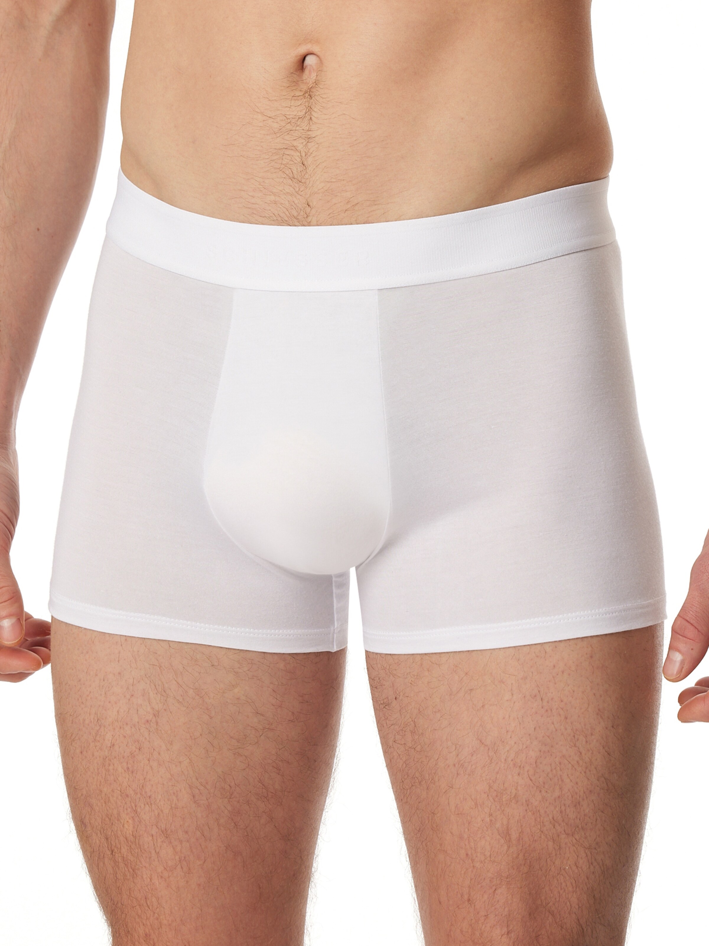 Boxers ' Shorts - Premium Modal ' SCHIESSER en blanc