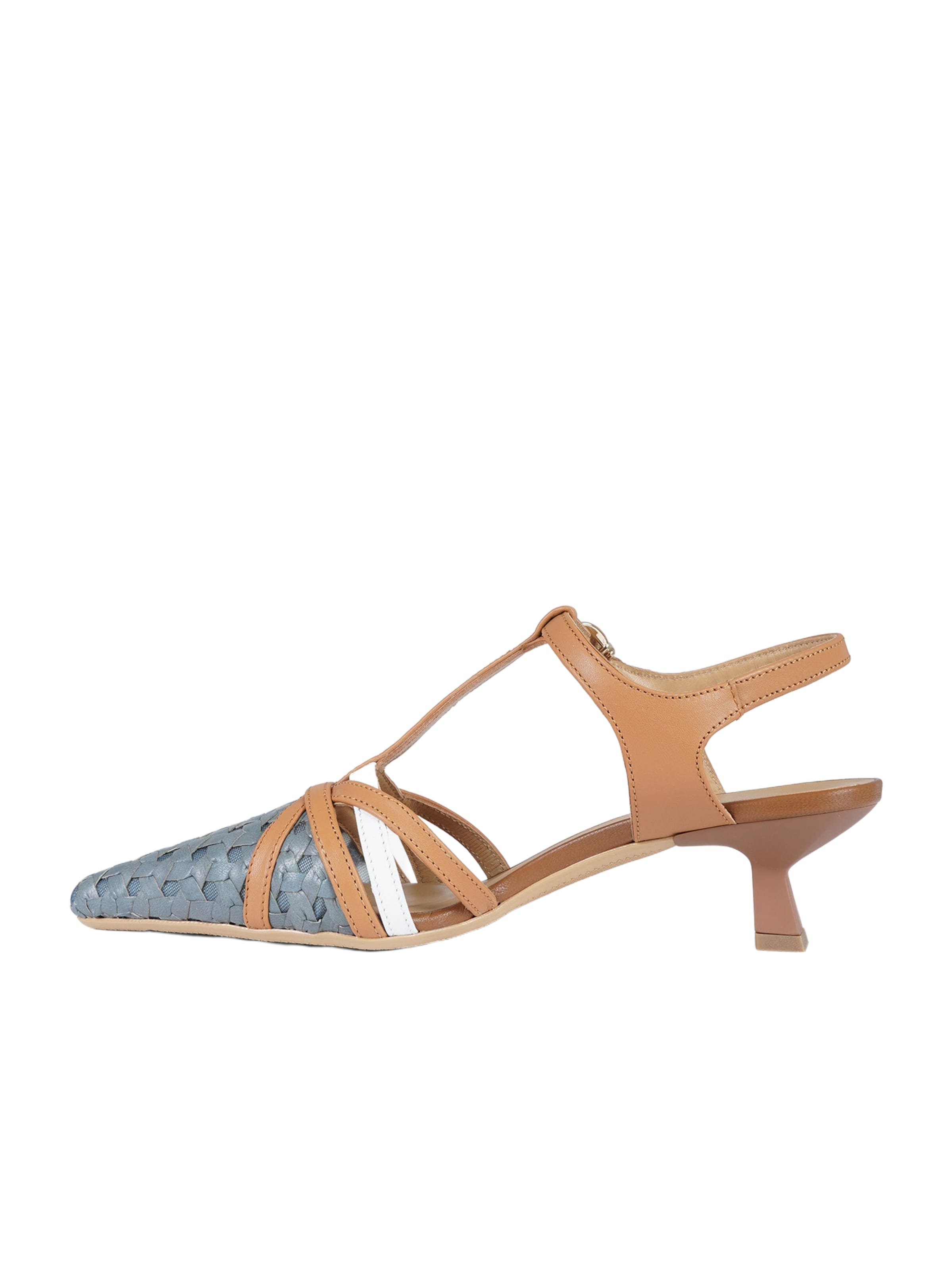 Lorenzo Mari Sandals in Blue: front