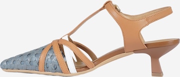 Lorenzo Mari Sandals in Blue: front