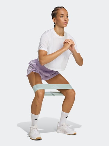 ADIDAS PERFORMANCE Loose fit Workout Pants 'PACER' in Purple: front