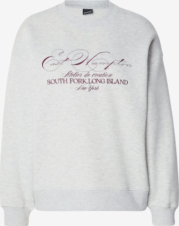 pelēks Gina Tricot Sportisks džemperis: no priekšpuses