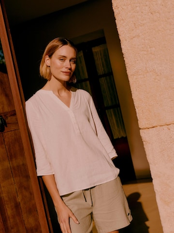 Chemisier Oxmo en blanc