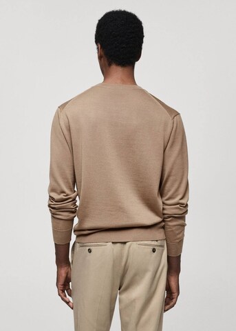 MANGO MAN Pullover 'Willy' in Beige