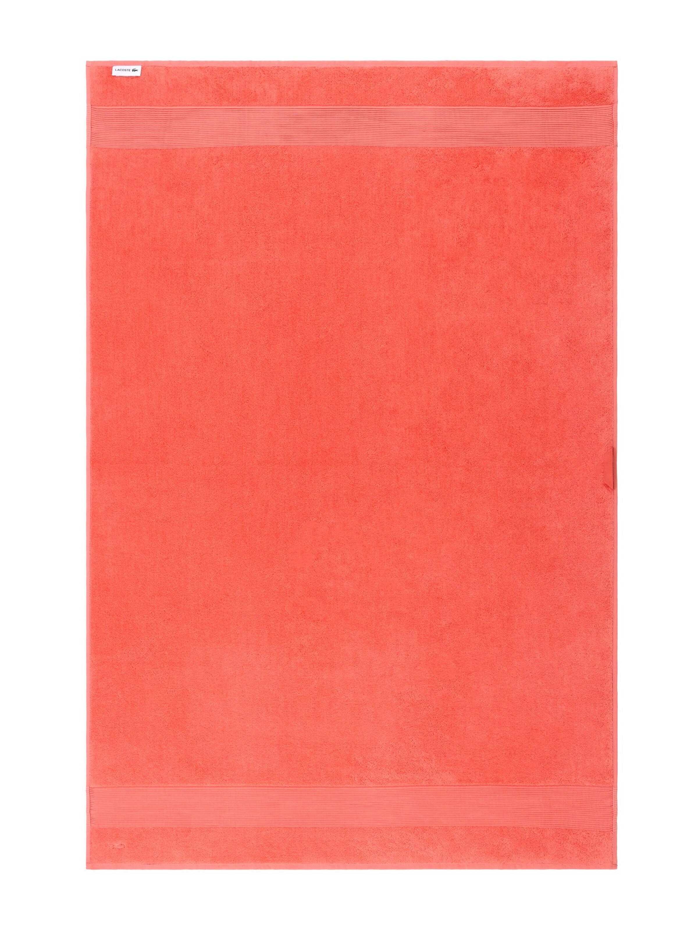 LACOSTE Handtuch 'LLECROCO'‌ in Orange