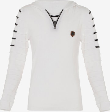 CIPO & BAXX Sweater in White: front