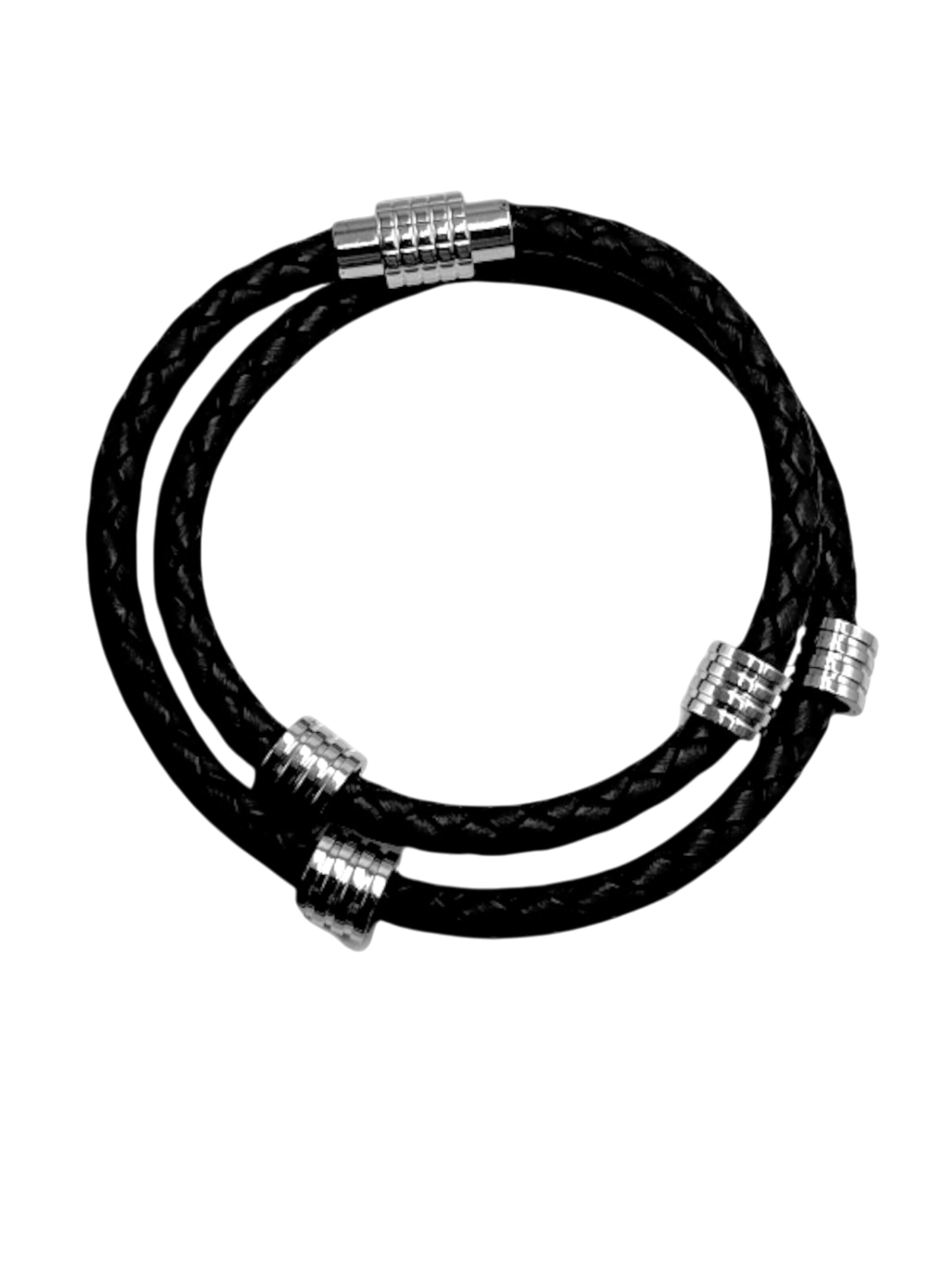 Lakris Jewelry Armbånd 'Ivar' i sort: forside