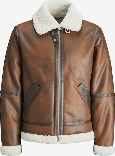 Žieminė striukė 'JORCole' iš JACK & JONES, spalva – ruda / šokolado spalva / balta, Prekių apžvalga