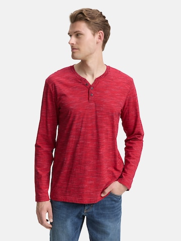 T-Shirt TOM TAILOR en rouge : devant