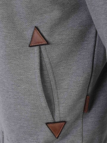 naketano Sweatjacke 'Schwarzkopf' in Grau