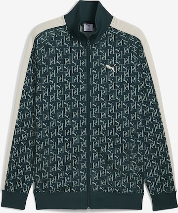 PUMA Trainingsjack 'T7' in Groen: voorkant