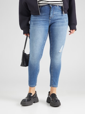 Skinny Jeans 'CARWILLY' di ONLY Carmakoma in blu: frontale