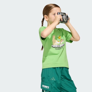 ADIDAS TERREX - Camiseta funcional 'Minecraft' en verde