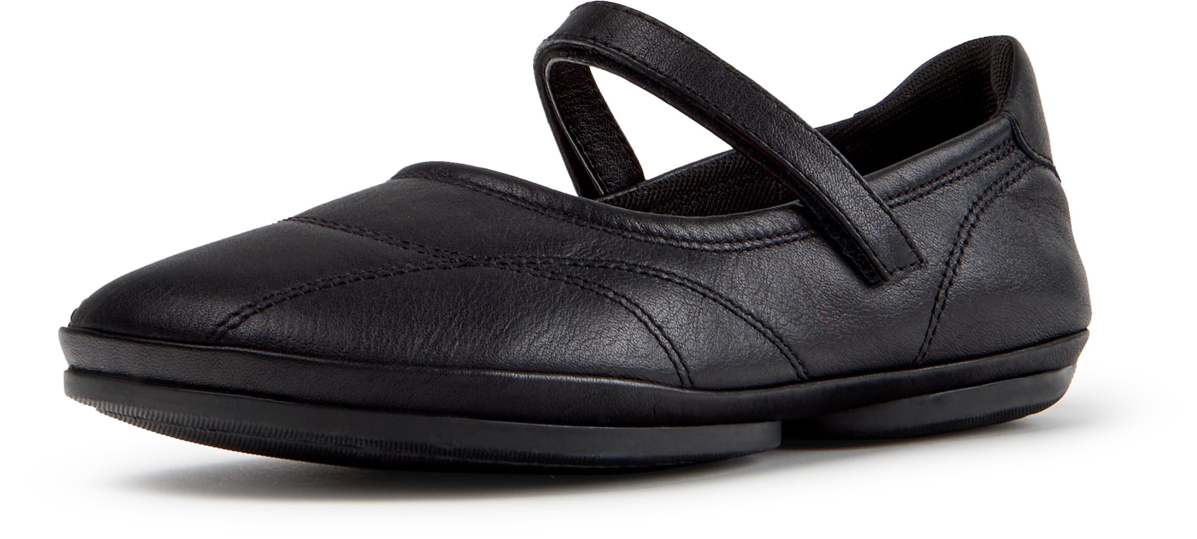CAMPER - Bailarinas con hebilla ' Right Nina ' en negro: frente