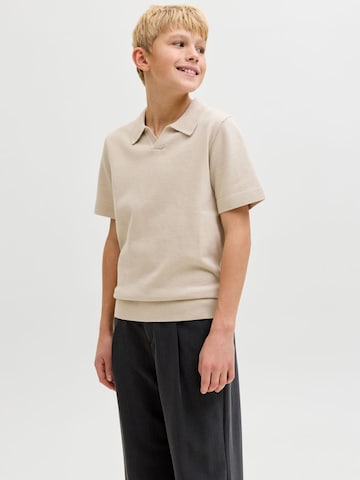 Pull-over Jack & Jones Junior en beige : devant