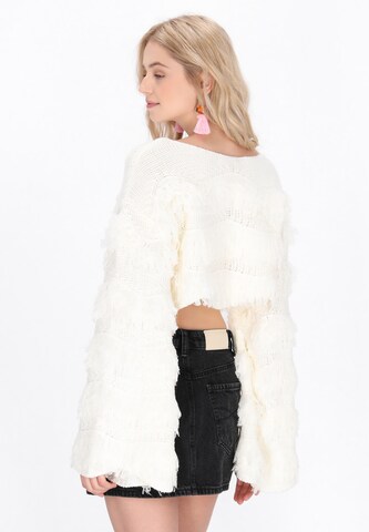 IZIA - Pullover em branco