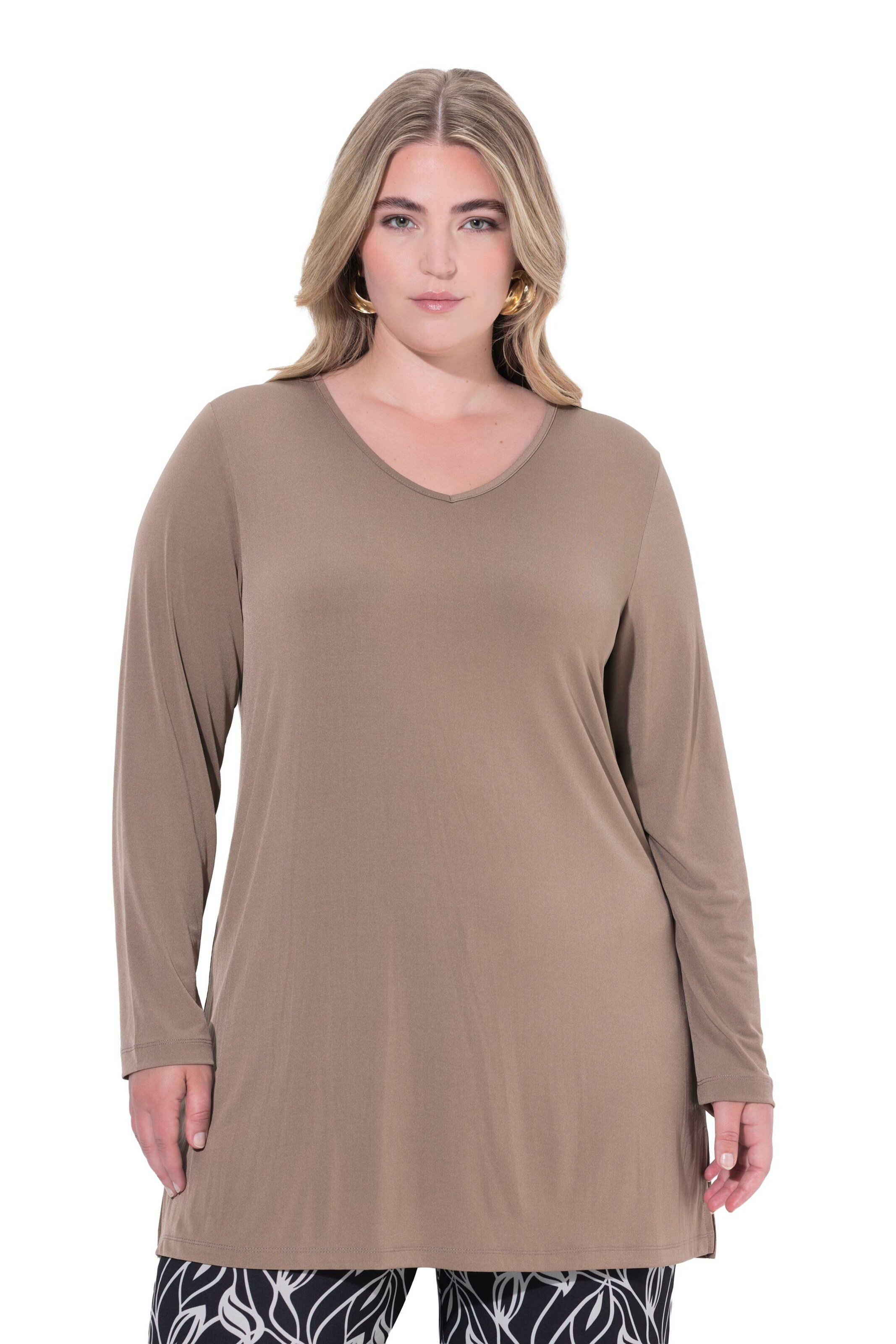 Ulla Popken Shirt in Brown: front