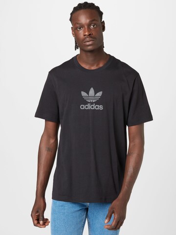 ADIDAS ORIGINALS Shirt 'Trefoil Series Street' in Black: front