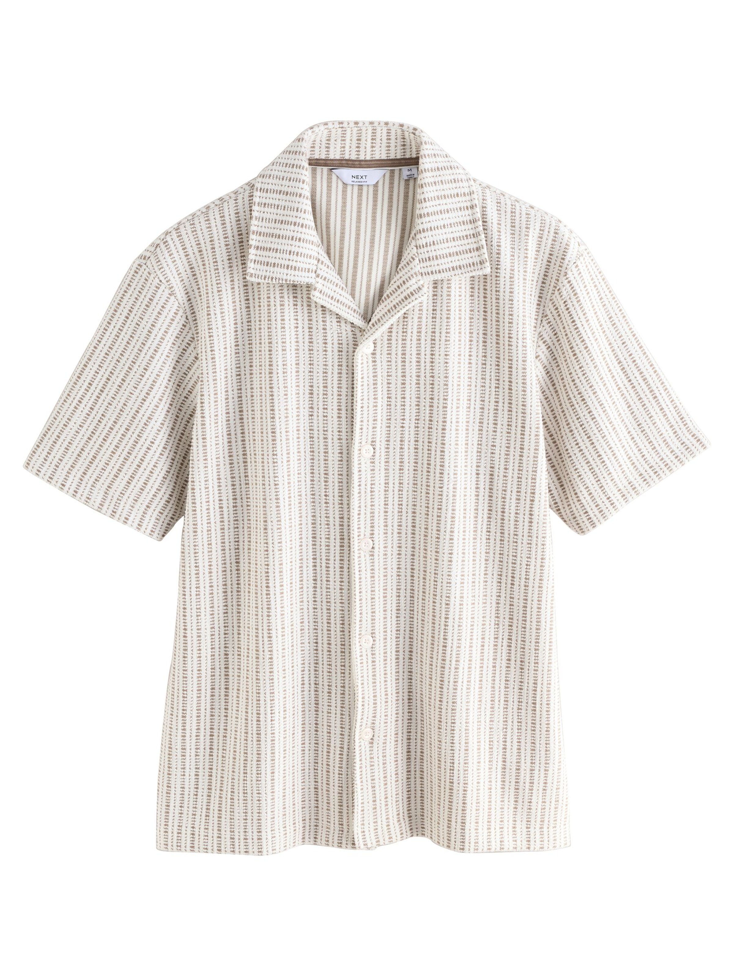 Next Regular Fit Hemd in Beige: Vorderseite