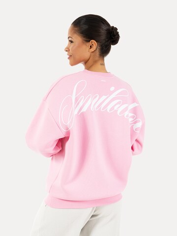 Smilodox Sweatshirt in Roze
