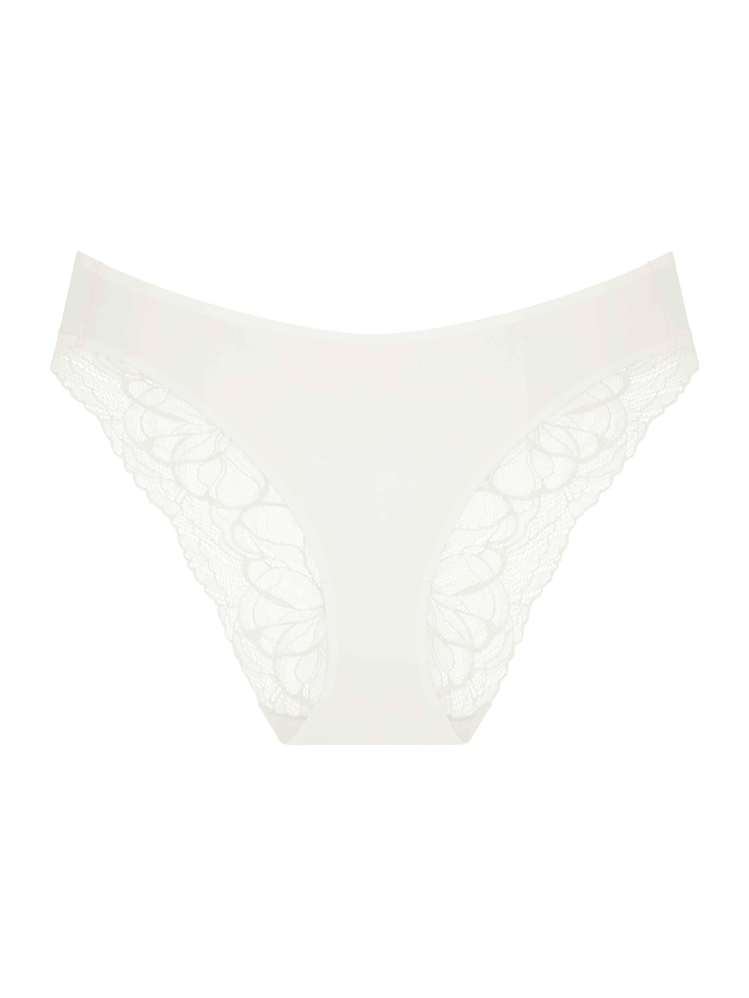 TRIUMPH Tai-Slip ' Red Label Body Make-Up Illusion Lace ' in Weiß: Vorderseite