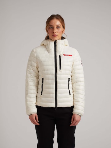JACK1T Outdoor jacket ' SATEL1TE Kapuzen-Daunenjacke 2.0 ' in White: front