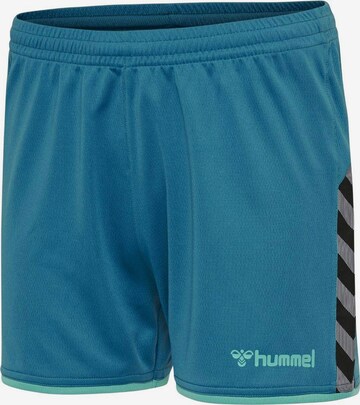 Hummel Regular Spostshorts in Blau