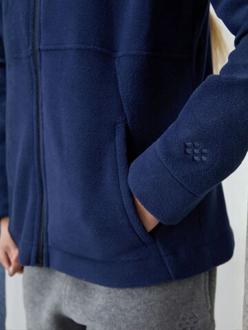 Tommy Life Dressipluus 'TOMMY Unisex-Kapuzen-Sweatshirt Für Jugendliche Mit Reißverschluss', värv sinine