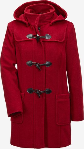 Manteau mi-saison Goldner en rouge : devant