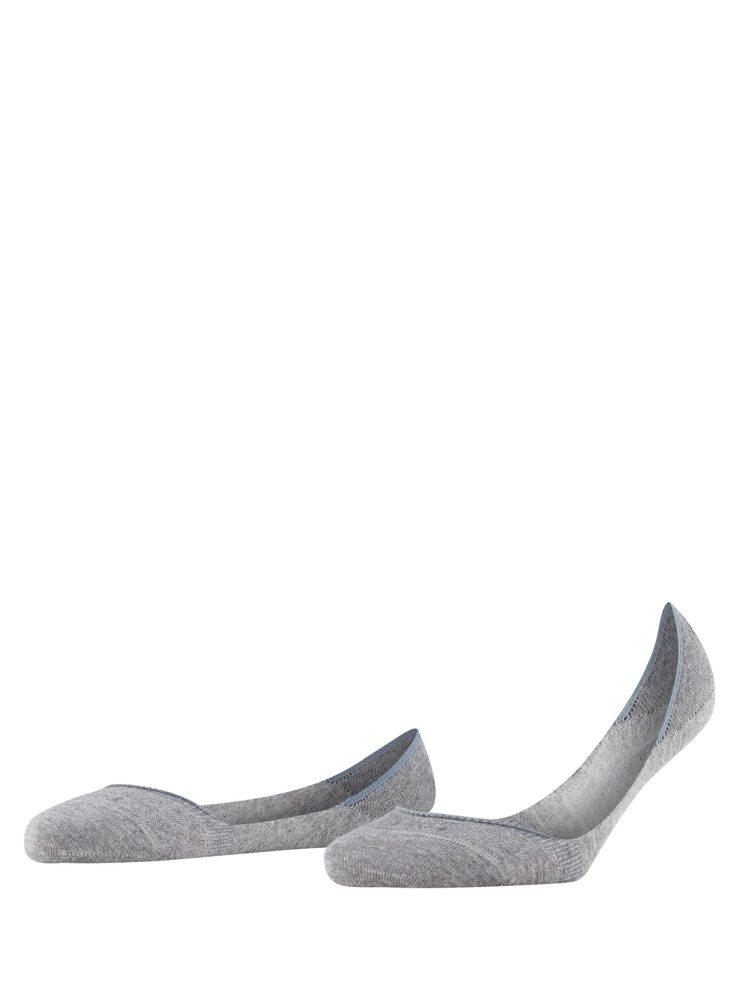 FALKE Füßlinge 'Step Medium Cut'‌‌‌‌‌‌‌‌‌‌ in Grau: Vorderseite