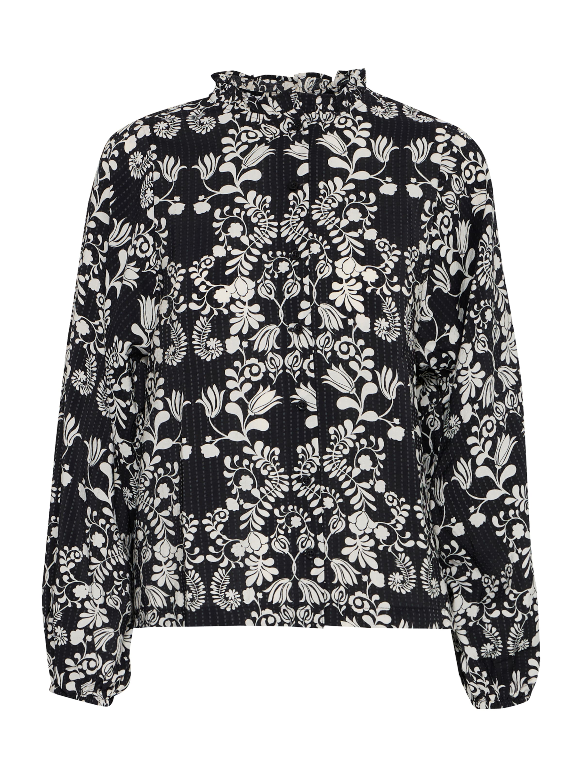 ICHI Blouse 'GOCINA' in Black: front