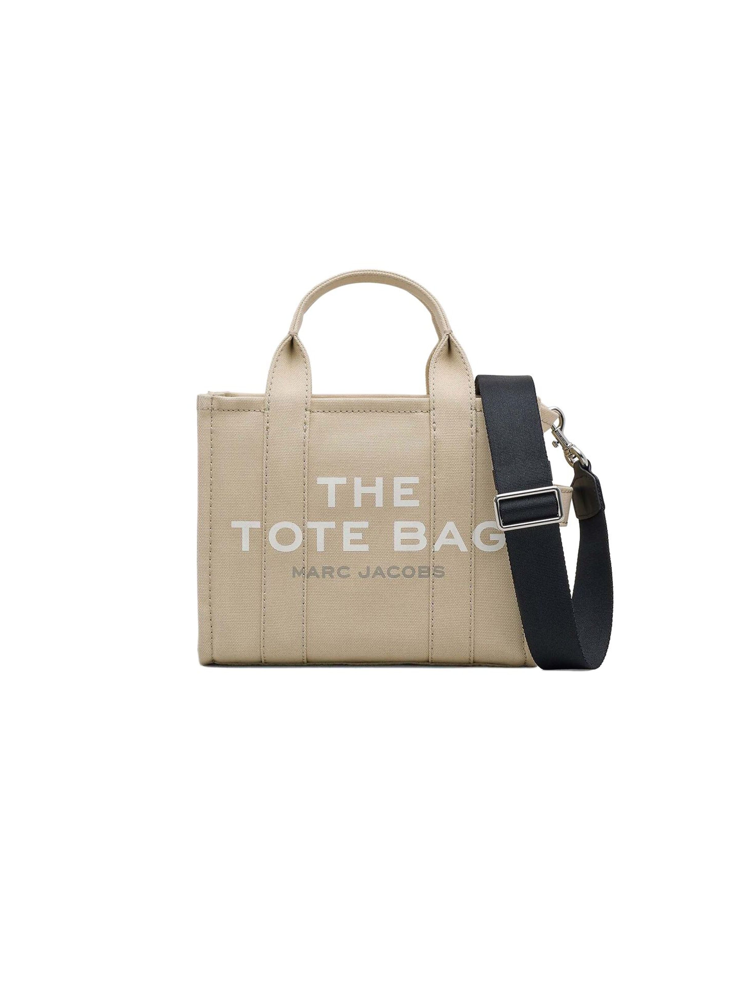 Marc Jacobs - Bolso de mano 'Small Tote 26x13x21 cm' en beige: frente