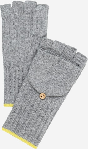 ECOALF Fingerless Gloves in Grey: front