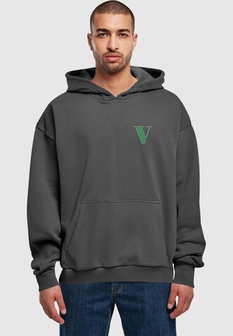 Merchcode Sweatshirt 'Grand Collage' in Grey: front
