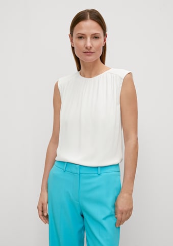 COMMA - Blusa em branco: frente