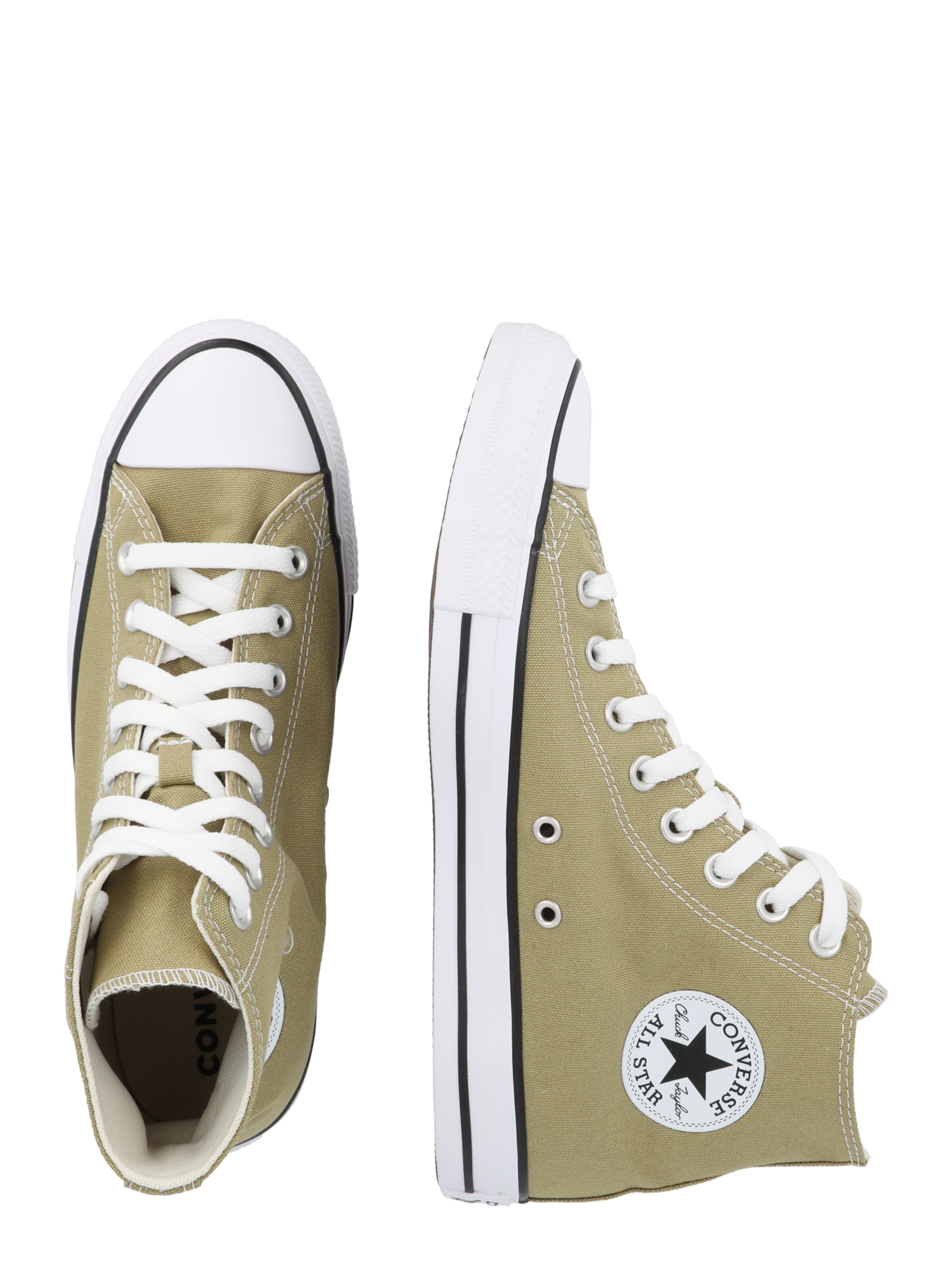 CONVERSE Sneakers hoog 'Chuck Taylor All Star' in Groen