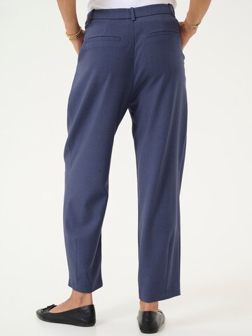Effilé Pantalon à pince 'KA Merle' Kaffe en bleu