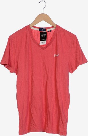 Superdry T-Shirt L in Rot: predná strana