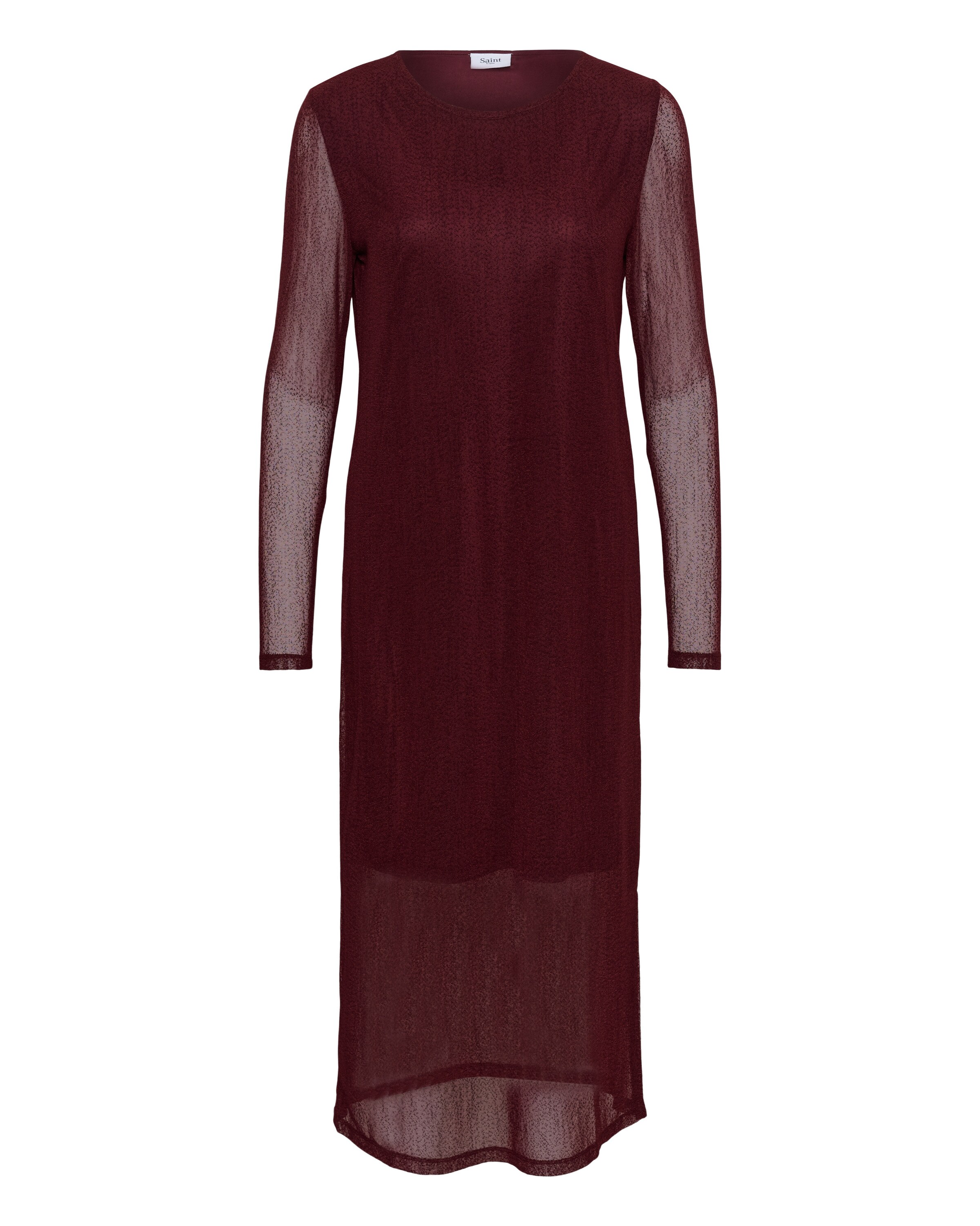 SAINT TROPEZ - Vestido 'Aady' em vermelho: frente
