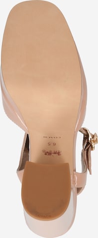 COACH - Zapatos destalonado 'Isabella' en beige