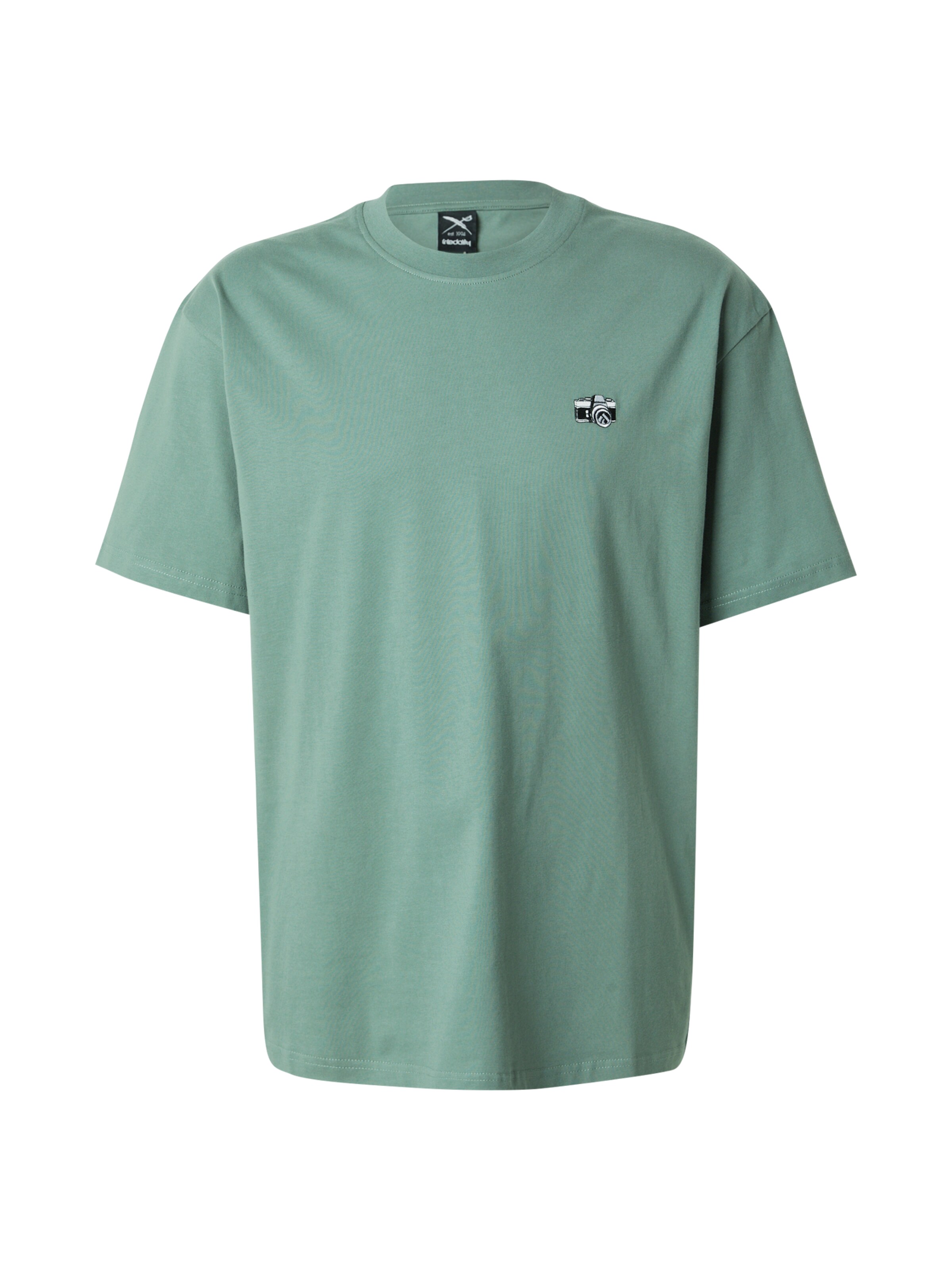 Iriedaily - Camisa 'Spiegelreflex' em verde: frente