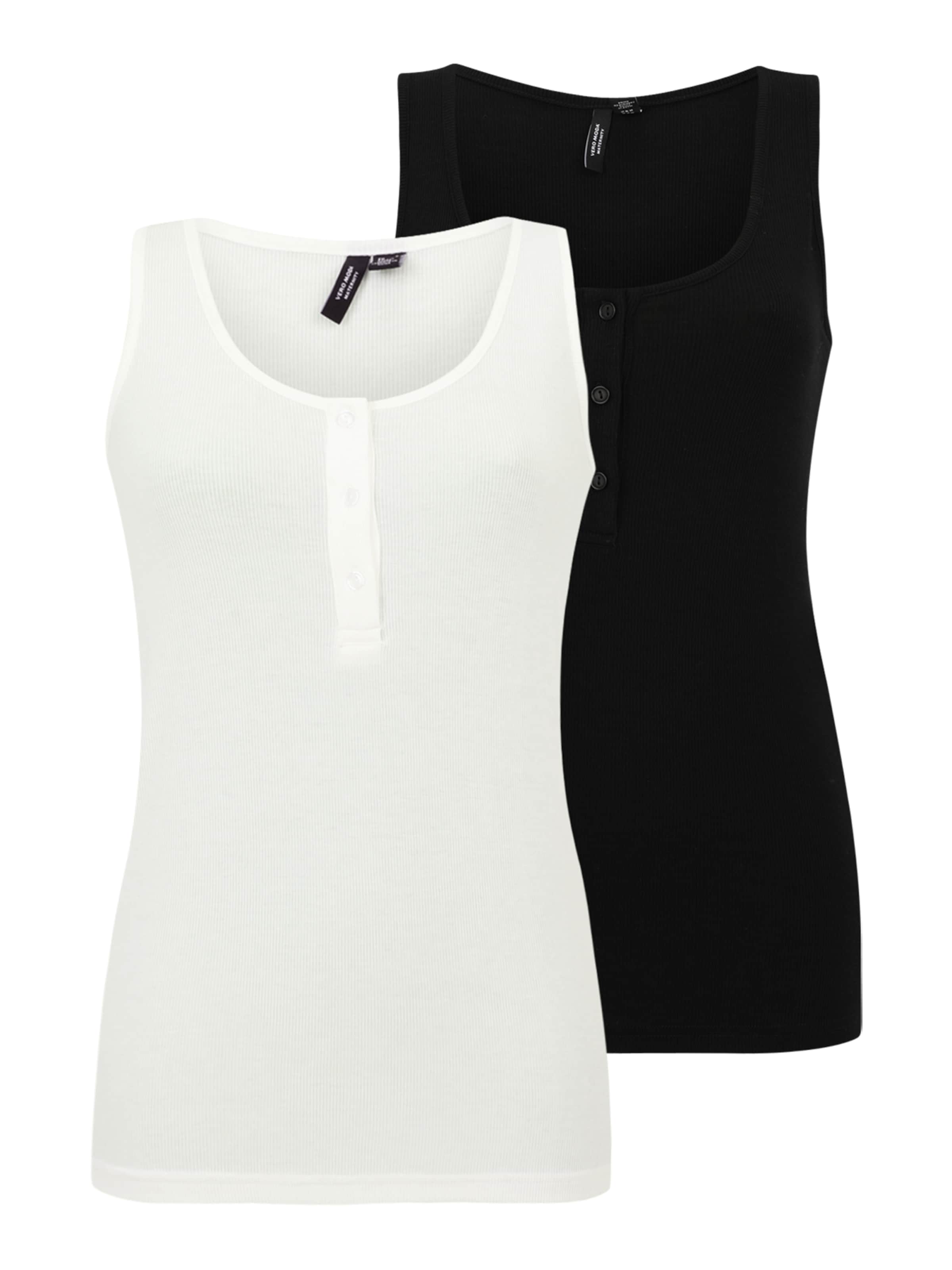 Vero Moda Maternity - Top 'VMMLANA' en negro: frente