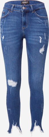 Skinny Jean 'HUSH' ONLY en bleu : devant