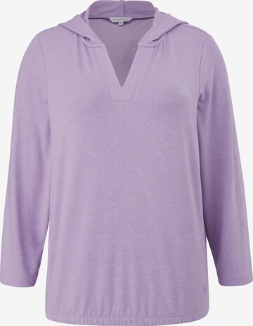 T-shirt TRIANGLE en violet : devant