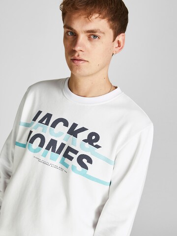 JACK & JONES Sweatshirt 'CHARLES' in White